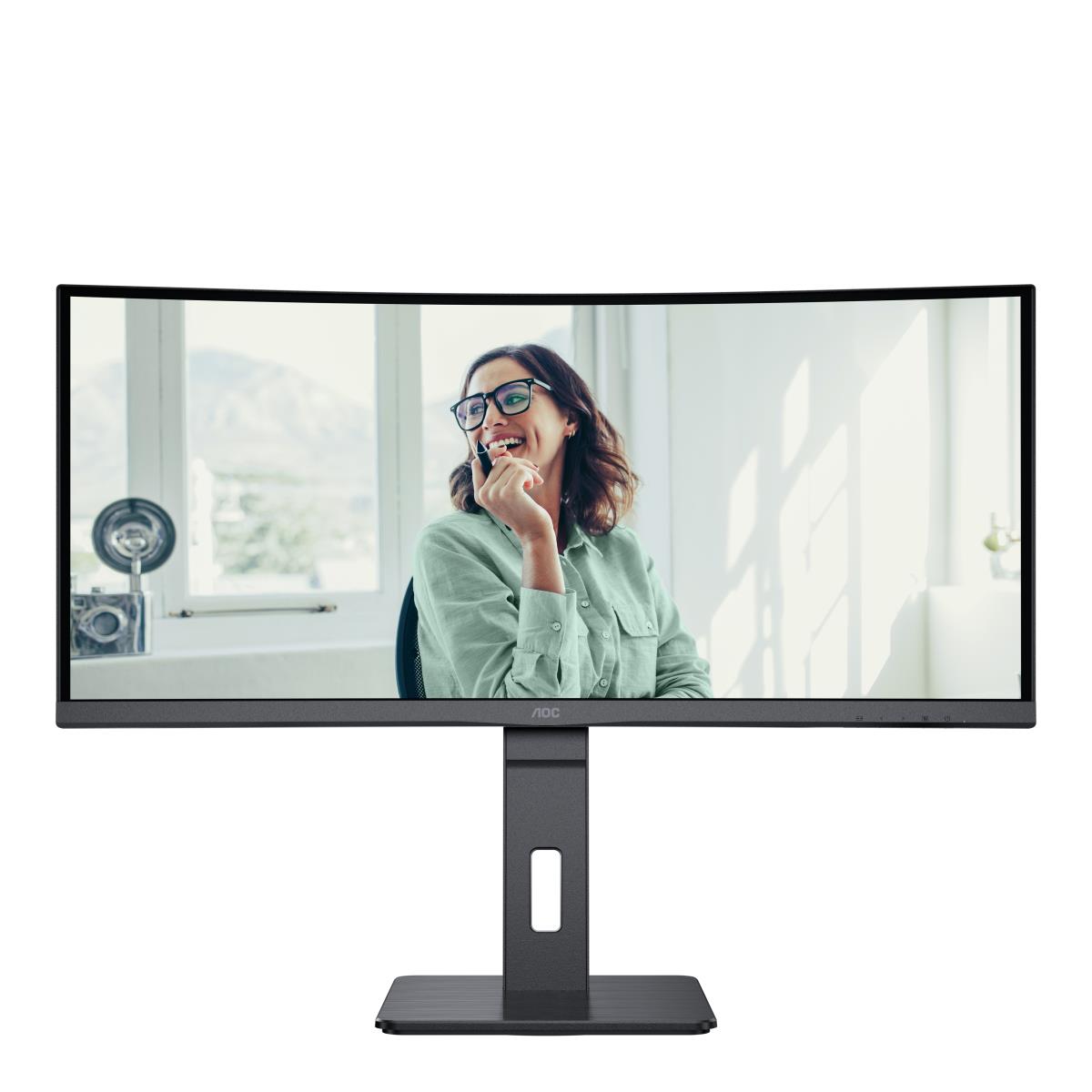Curved USB-C Monitor - CU34P3CV - 34in - 3440x1440 (WQHD) - 4ms Speakers