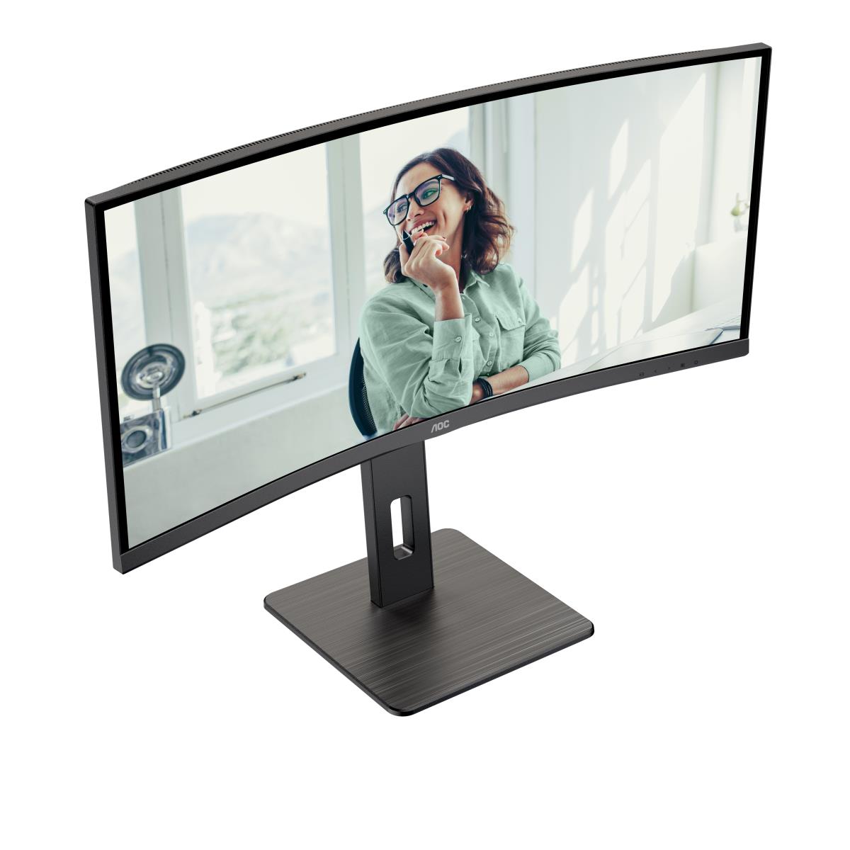 Curved USB-C Monitor - CU34P3CV - 34in - 3440x1440 (WQHD) - 4ms Speakers
