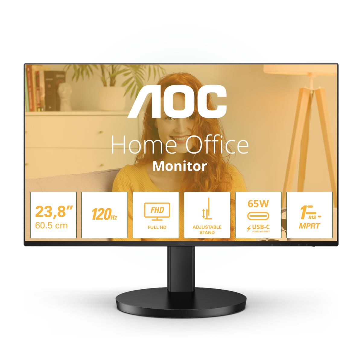 Desktop USB-C Monitor - 24B3CF2 - 24in - 1920x1080 (Full HD) - IPS 1ms 100Hz