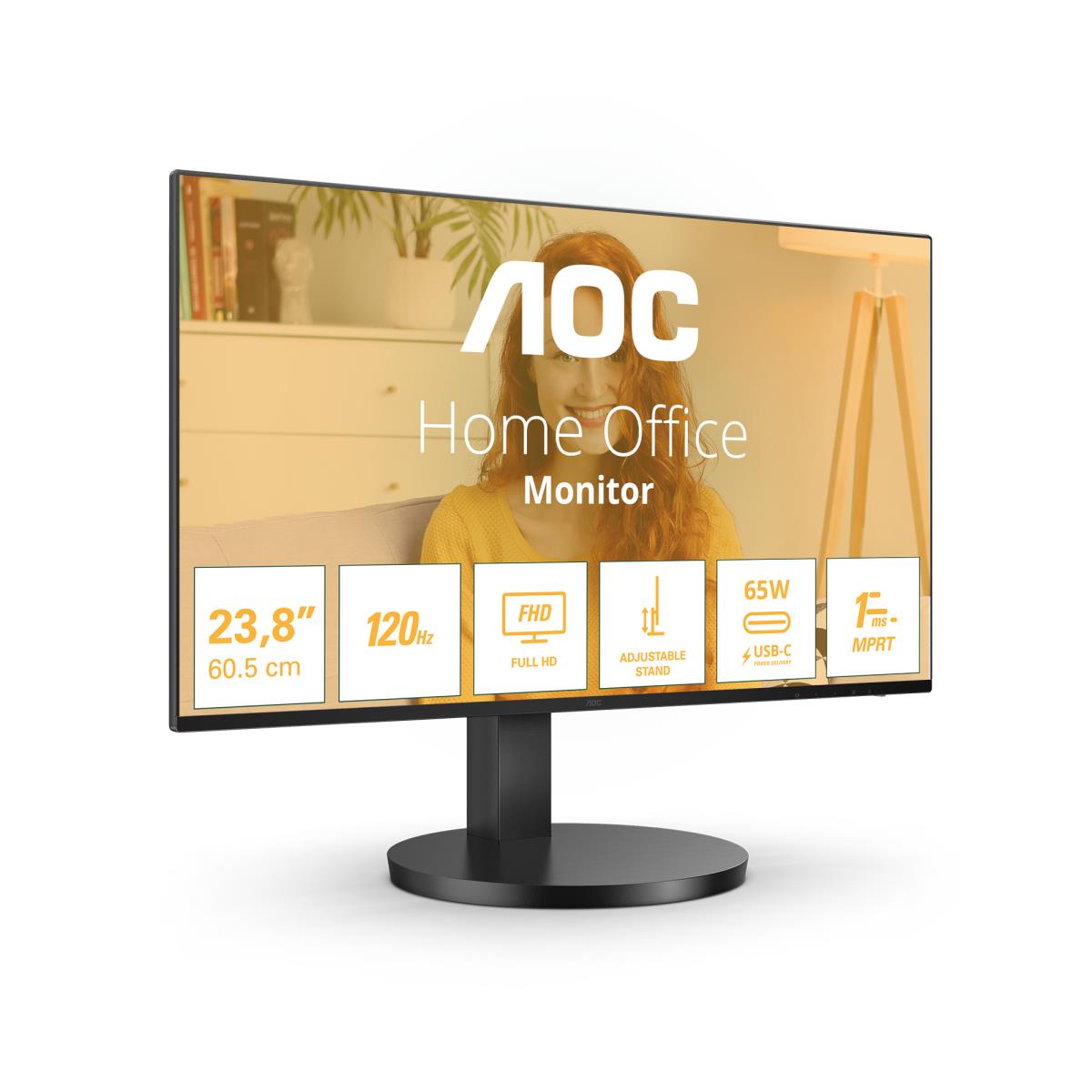 Desktop USB-C Monitor - 24B3CF2 - 24in - 1920x1080 (Full HD) - IPS 1ms 100Hz