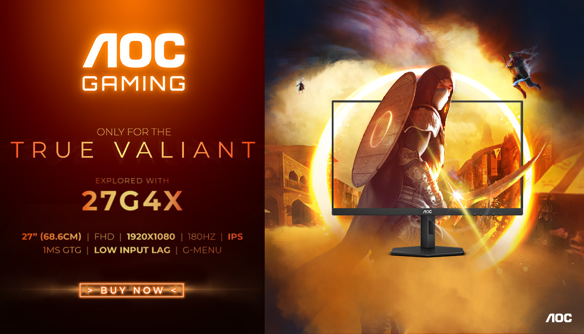 Gaming Monitor - 27G4X - 27in - 1920x1080 (Full HD) - 180Hz IPS speaker