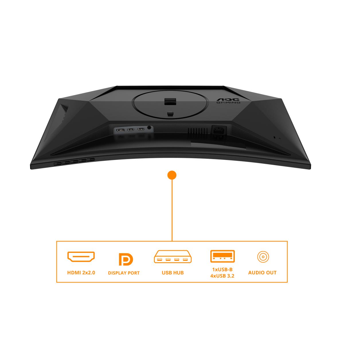 Curved Monitor - C27G4ZXU - 27in - 1920x1080 (Full HD) - Black - 0.3ms 280Hz HDR10