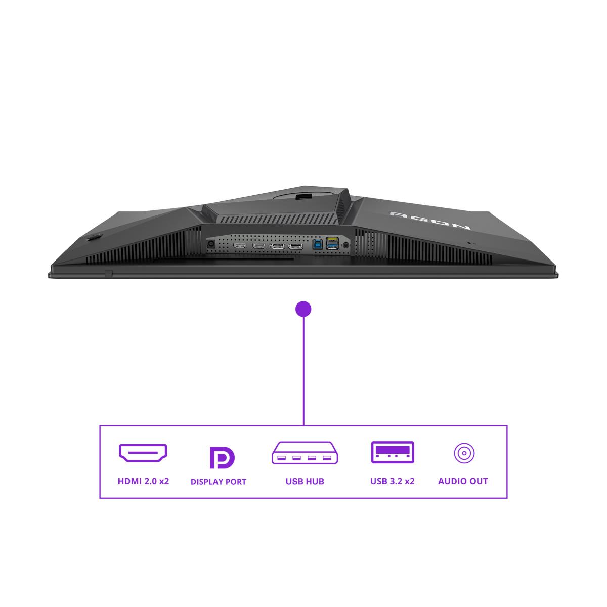 Gaming Monitor - AGON AG276QZD2 - 27in - 2560x1440 (QHD) - 240Hz 0.03ms