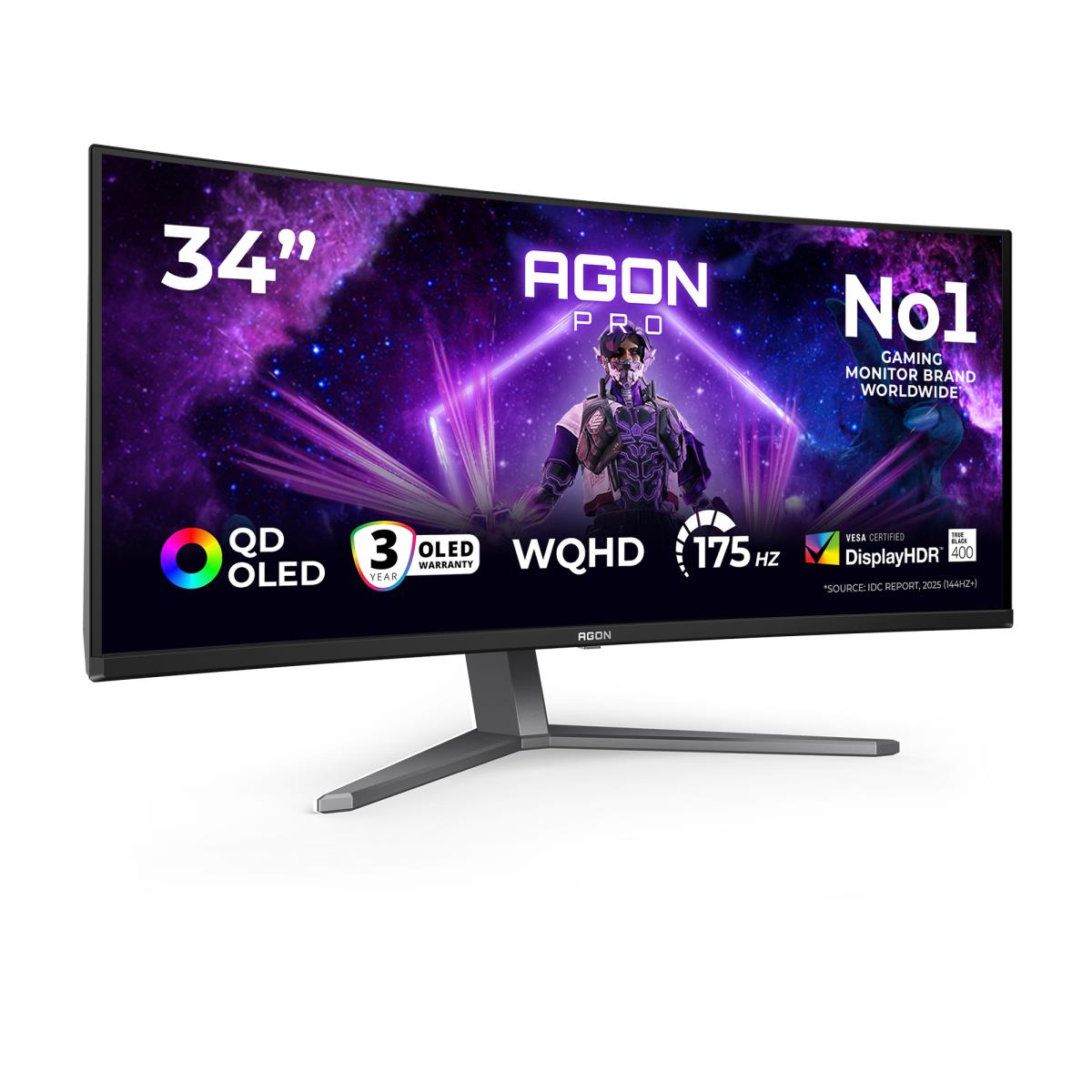 Curved Monitor - AGON PRO AG346UCD - 34in - 3440x1440 (UWQHD) - 0.03ms 175Hz