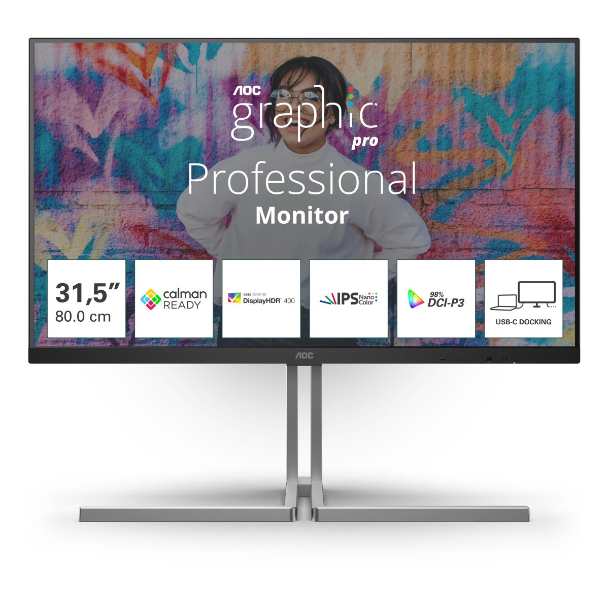 Desktop USB-C Monitor - U32U3CV - 32in - 3840x2160 (4K UHD) - Nano IPS 4ms