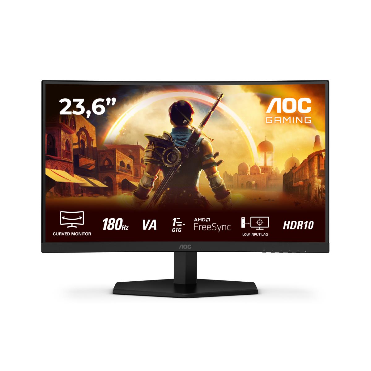 Curved Monitor - C24G42E - 24in - 1920x1080 (Full HD) - 0.5ms 180hz HRD10
