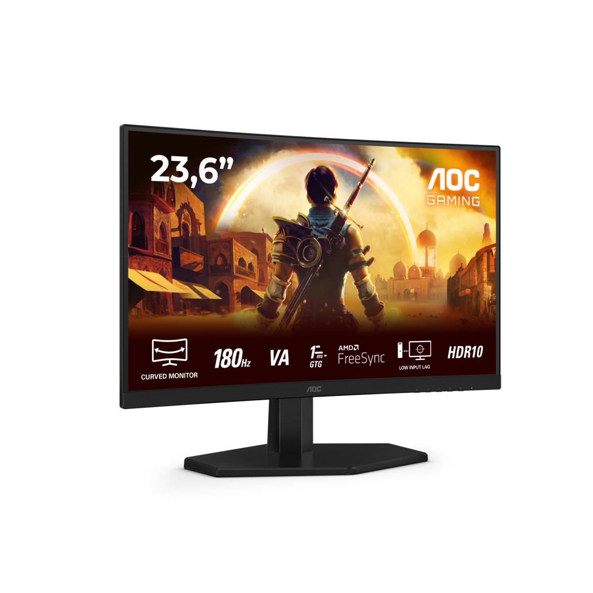 Curved Monitor - C24G42E - 24in - 1920x1080 (Full HD) - 0.5ms 180hz HRD10