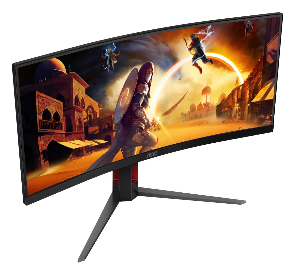 Curved Monitor - CU34G4 - 34in - 3440x1440 (WQHD) - 0.5ms VA 180Hz HDR 10
