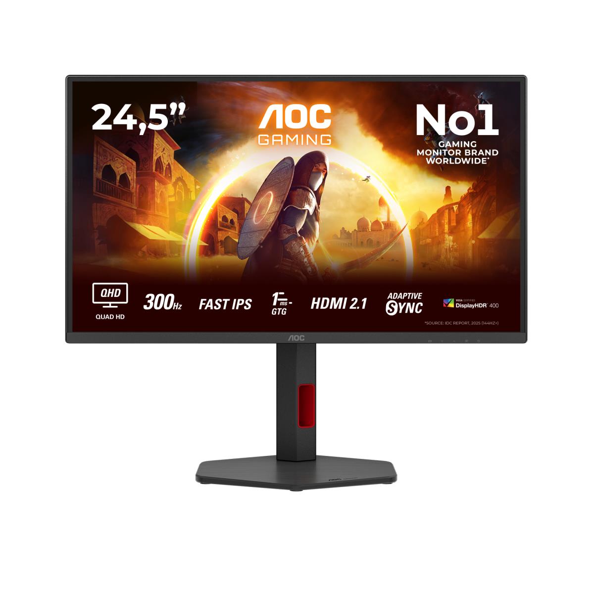 Gaming Monitor - Q25G4SR - 24in - 2560x1440 (QHD) - 0.3ms IPS 300Hz