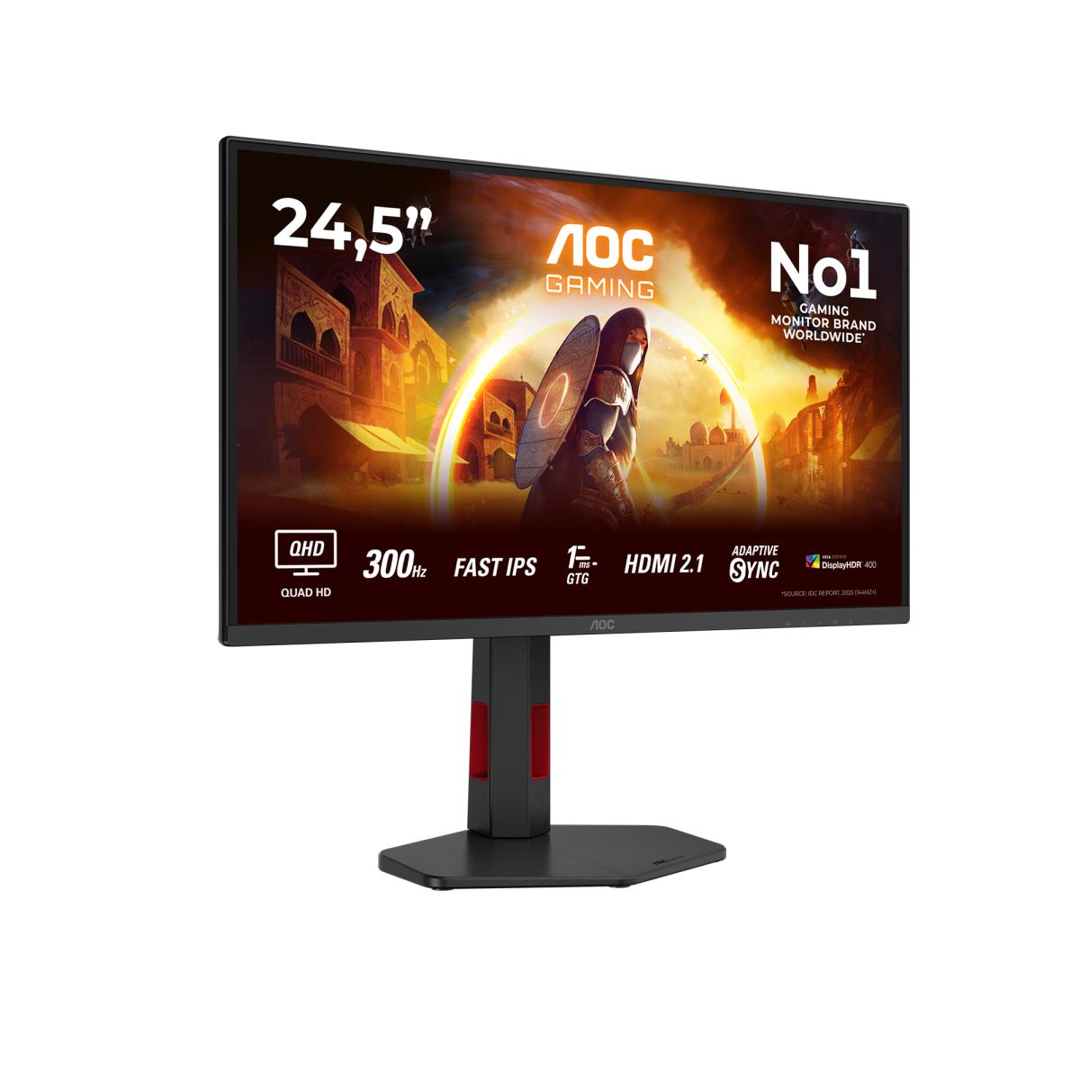 Gaming Monitor - Q25G4SR - 24in - 2560x1440 (QHD) - 0.3ms IPS 300Hz