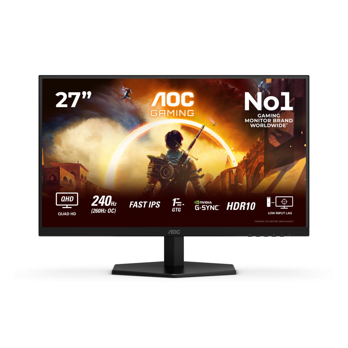 Gaming Monitor - Q27G42ZE - 27in - 2560x1440 (QHD) - 0.3ms  Fast IPS 240Hz HDR10