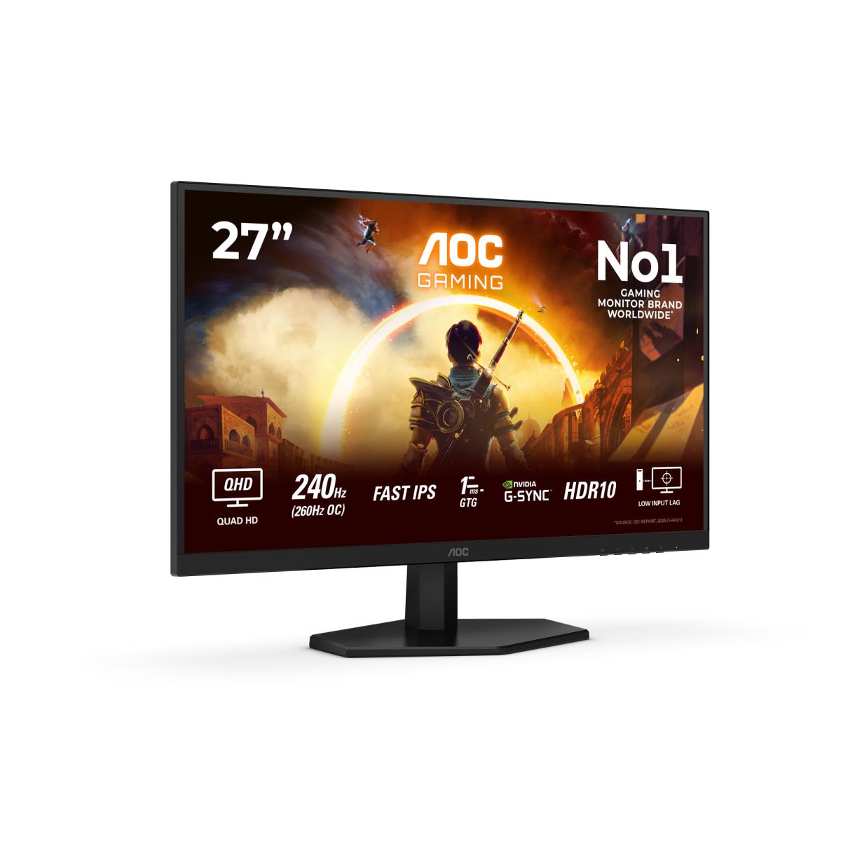 Gaming Monitor - Q27G42ZE - 27in - 2560x1440 (QHD) - 0.3ms  Fast IPS 240Hz HDR10