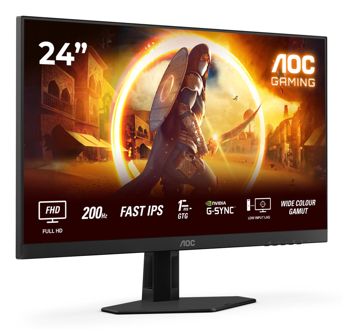 Gaming Monitor - 24G4HRE- 24in - 1920x1080 (Full HD) -  IPS 0.5ms