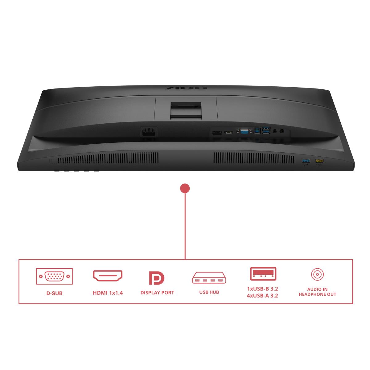 Desktop Monitor - 27E4U - 27in - 1920x1080 (full Hd) - 4ms IPS 120Hz Speakers