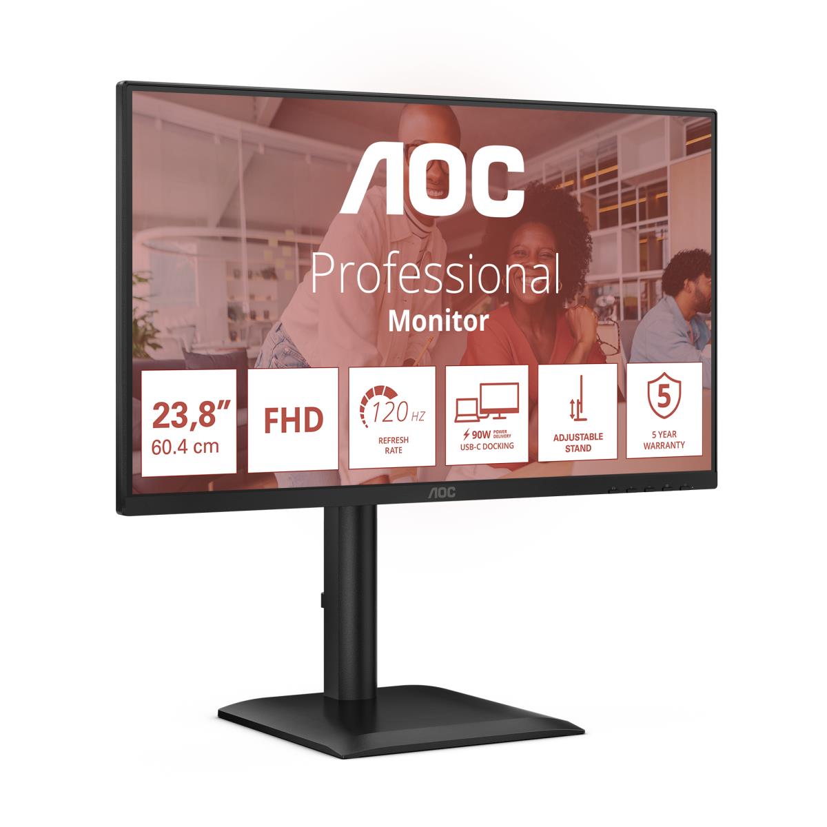 Desktop Monitor - 24E4CV - 24in - 1920x1080 (full Hd) - 4ms IPS 120Hz