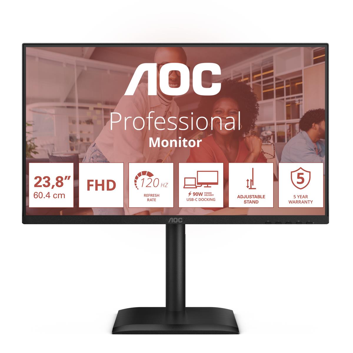 Desktop Monitor - 24E4CV - 24in - 1920x1080 (full Hd) - 4ms IPS 120Hz
