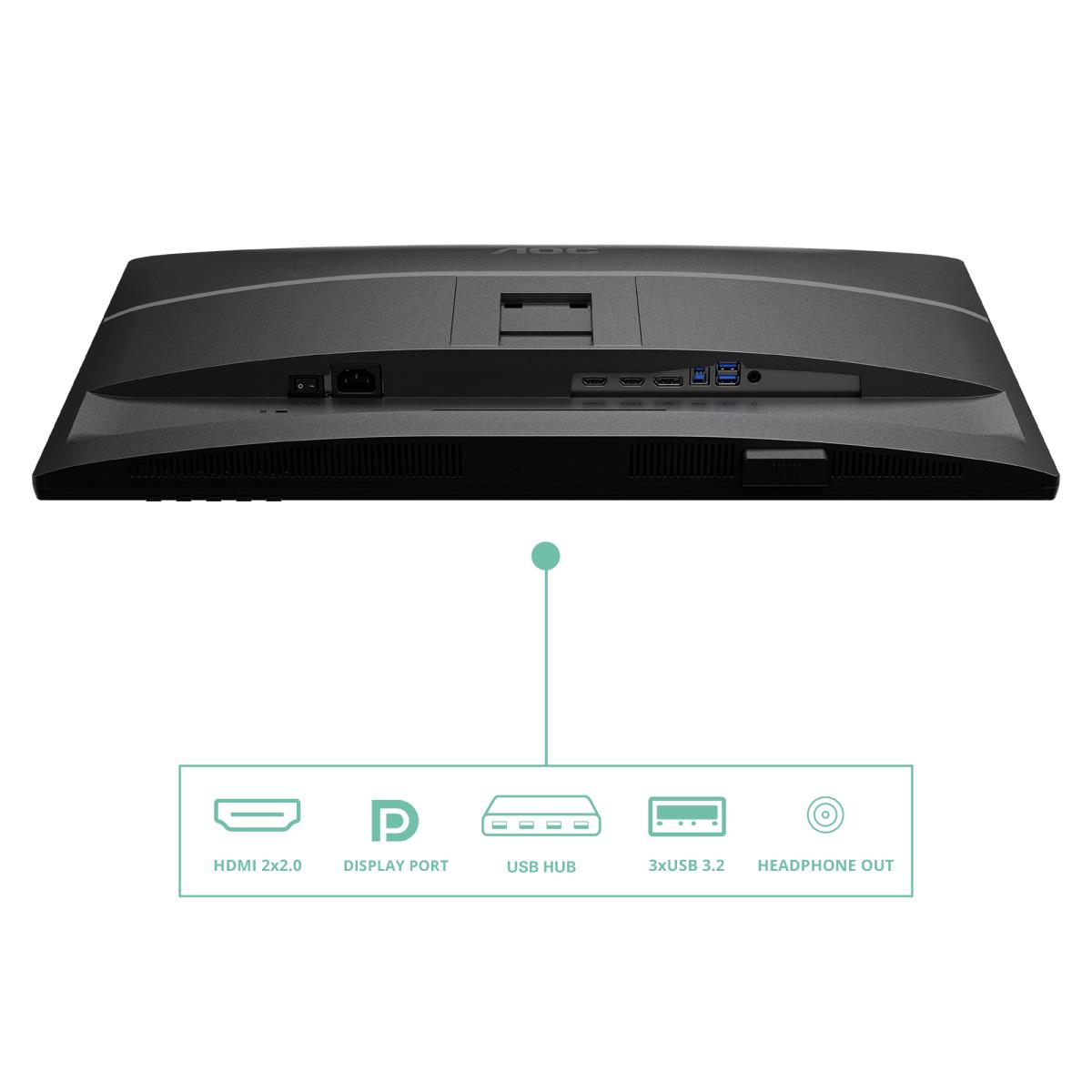 Desktop Monitor - Q27P4U - 27in - IPS 120Hz HDMI Speakers