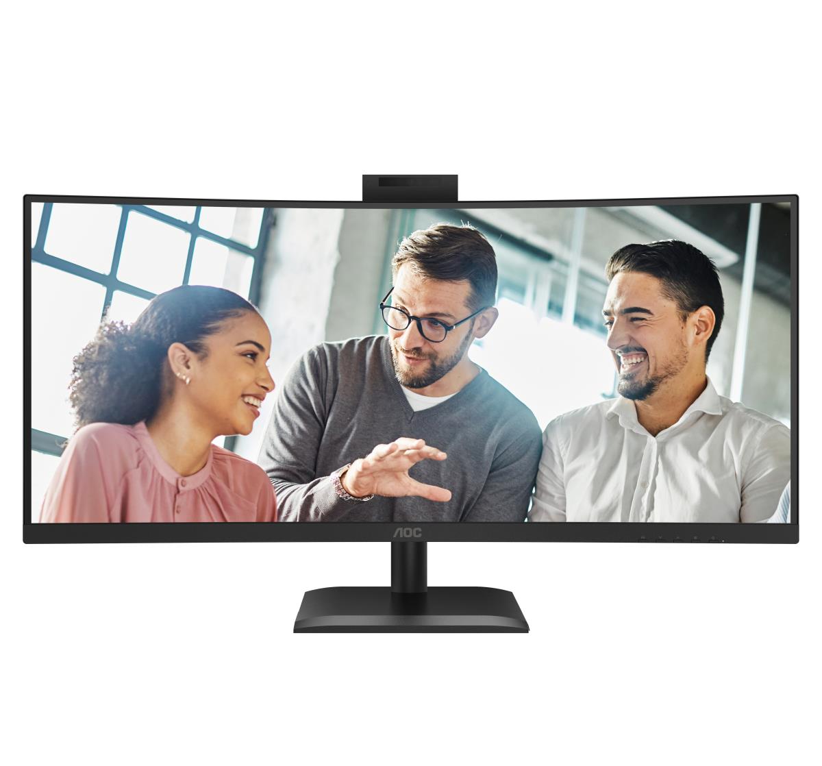 Curved USB-C Monitor - CU34E4CW - 34in - 3440x1440 (UWQHD) - VA 120Hz Win Hello Webcam