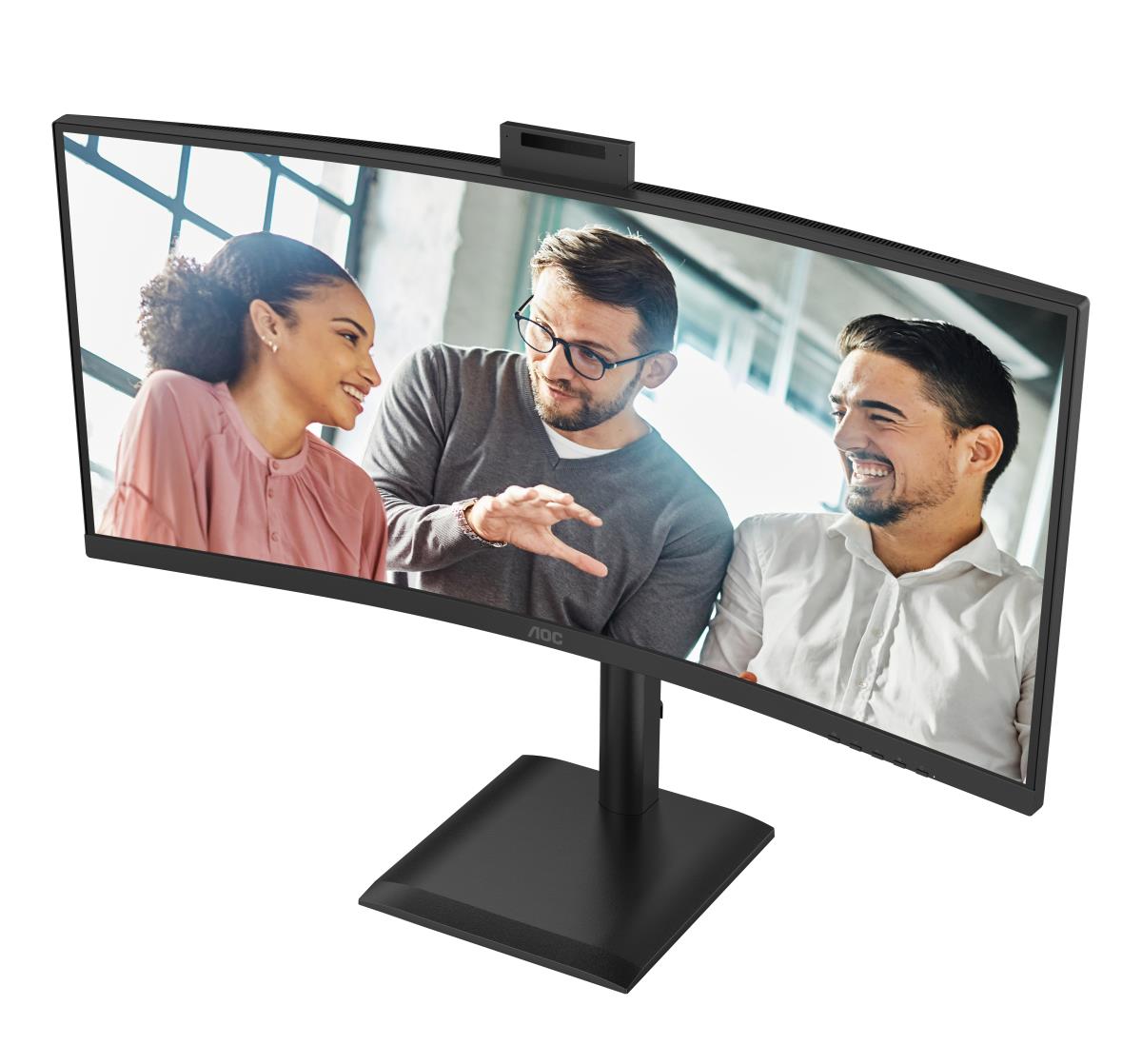 Curved USB-C Monitor - CU34E4CW - 34in - 3440x1440 (UWQHD) - VA 120Hz Win Hello Webcam