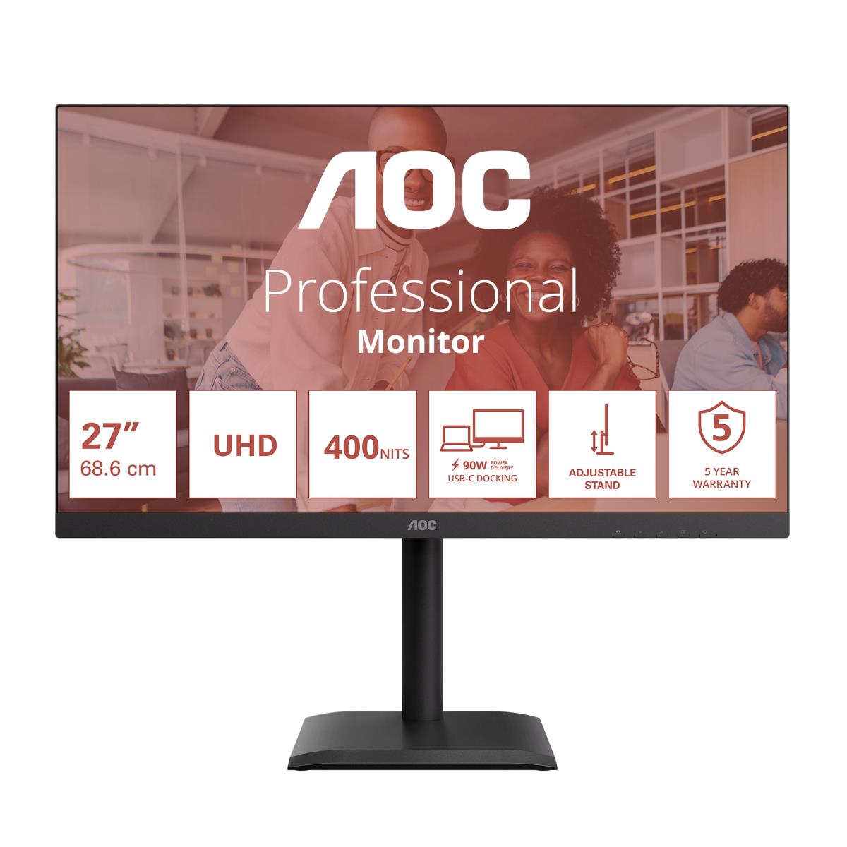 Desktop USB-C Monitor - U27E4CV  - 27in - 3840x2160 (4K UHD) - 4ms