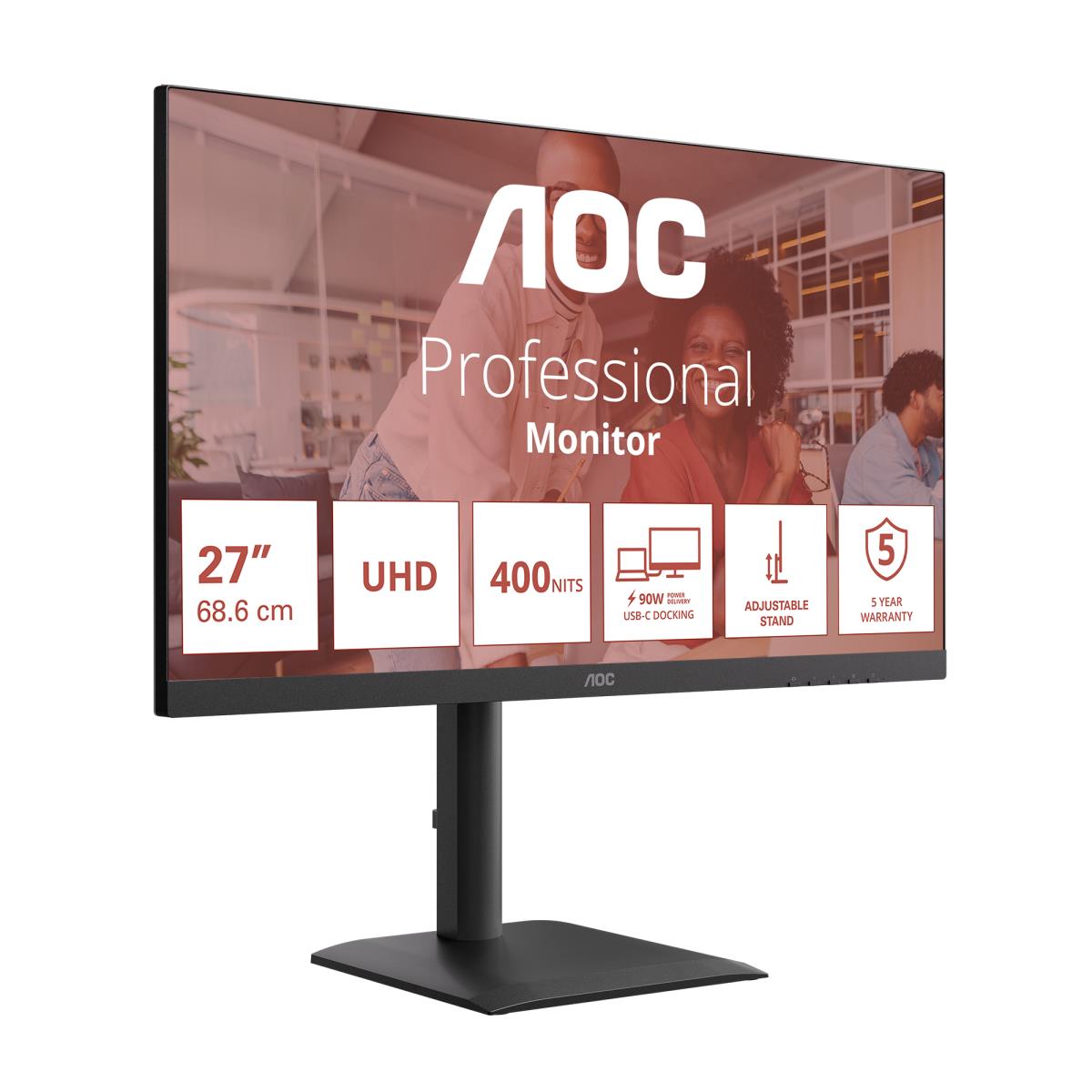Desktop USB-C Monitor - U27E4CV  - 27in - 3840x2160 (4K UHD) - 4ms
