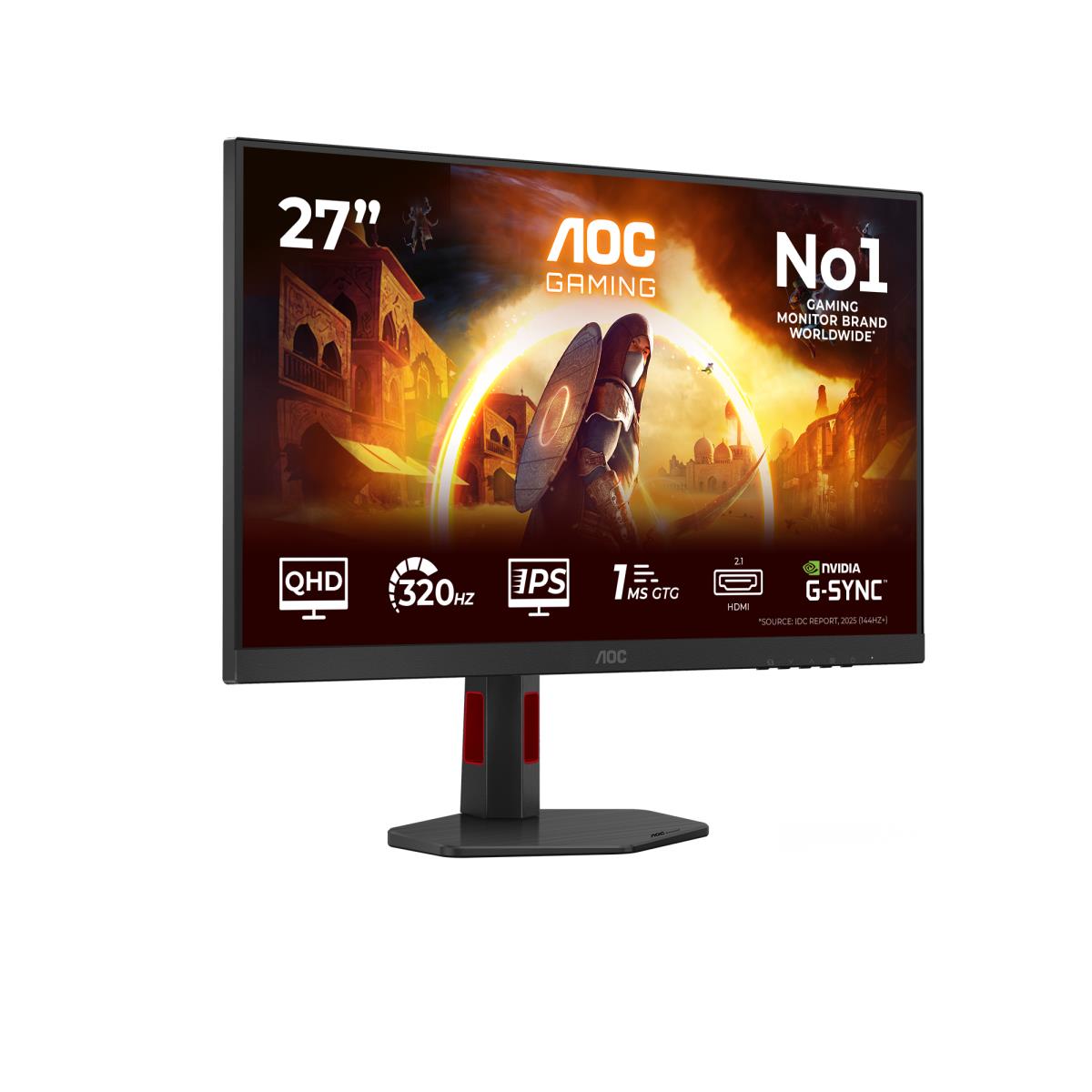 Gaming Monitor - Q27G4SRU - 27in - 2560x1440 (QHD) - Fast IPS 320Hz 1ms