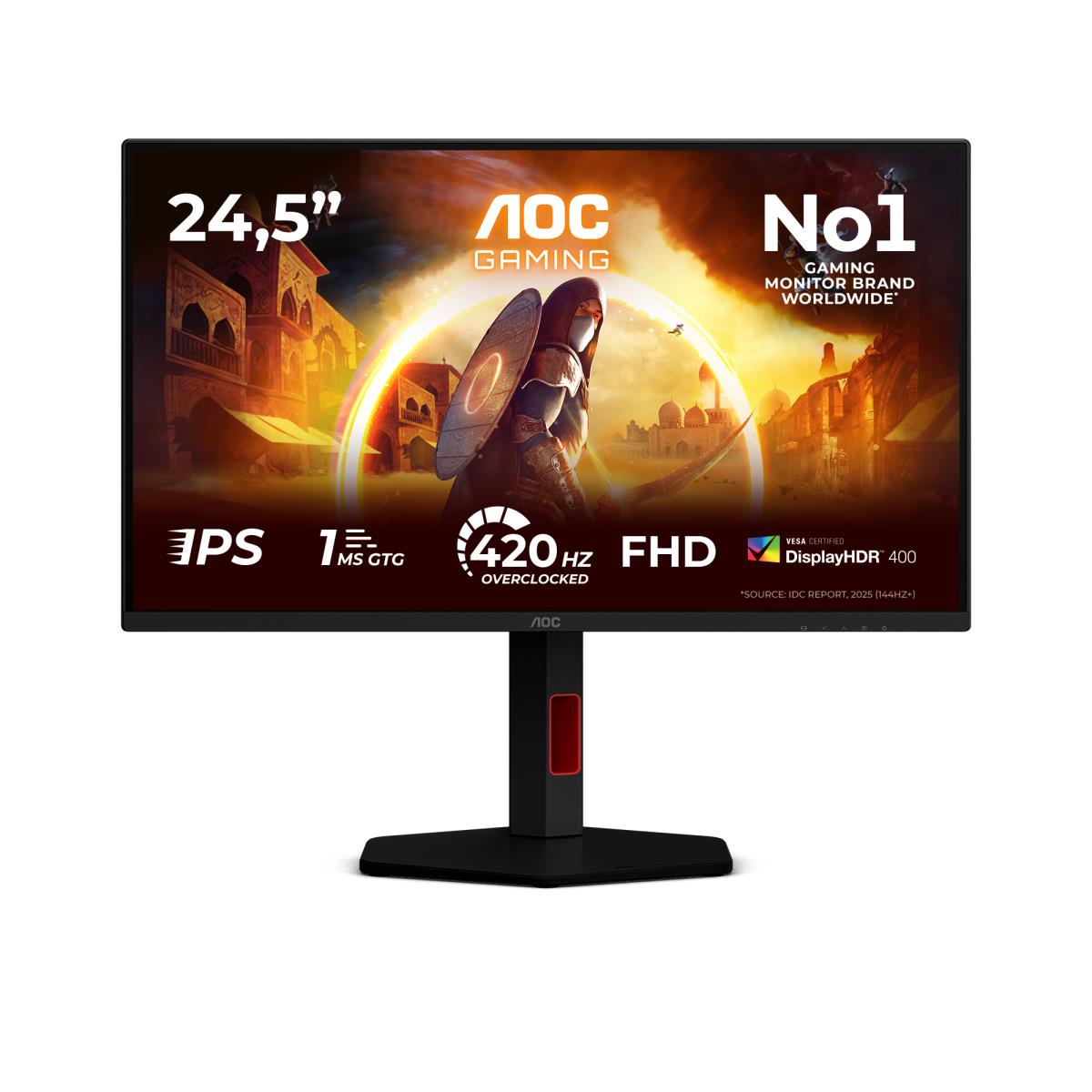 Gaming Monitor - 25G4KUR - 25in - 1920x1080 (Full HD) - IPS  DisplayHDR 400