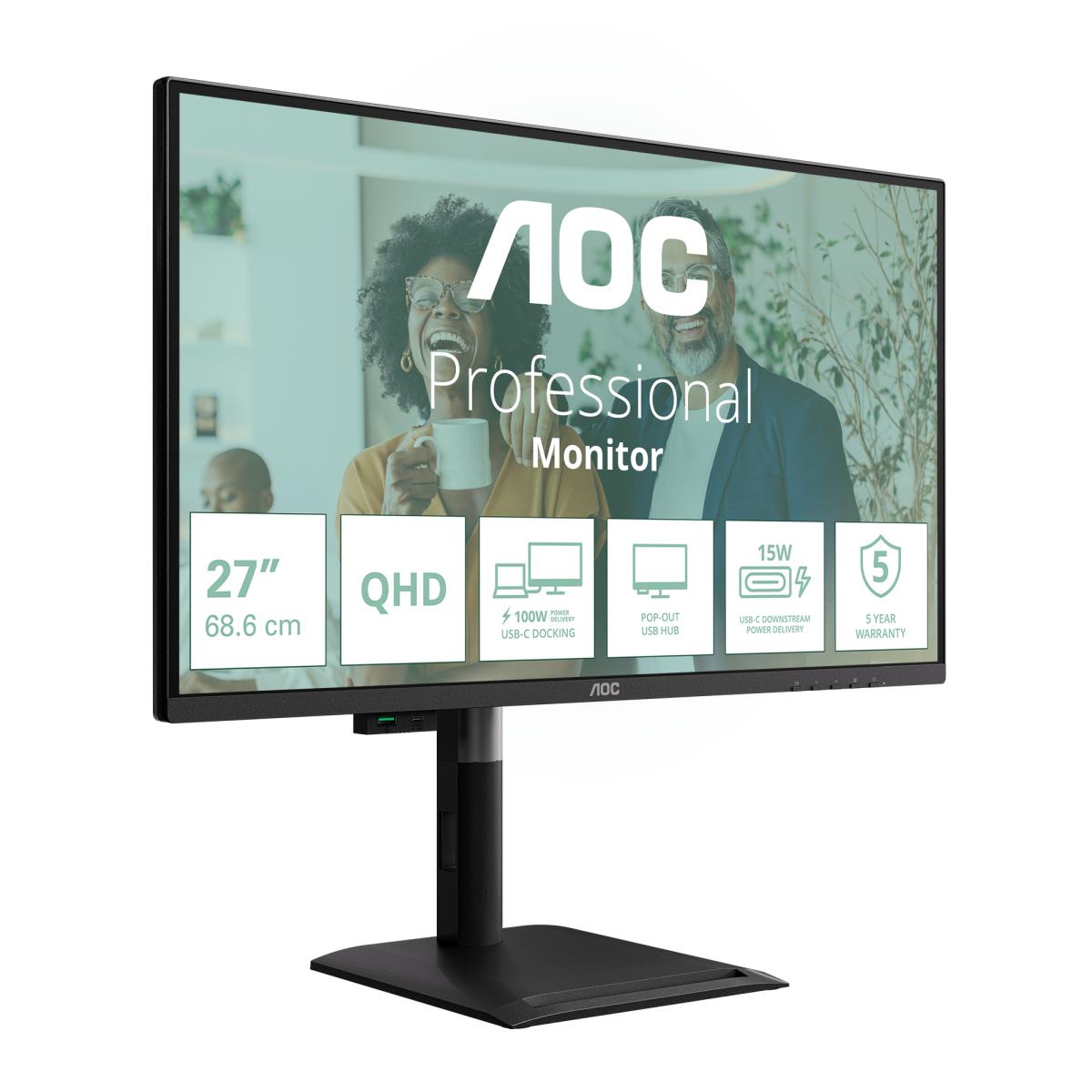 Desktop Monitor - Q27P4U - 27in - 2560x1440 (QHD) - IPS ms