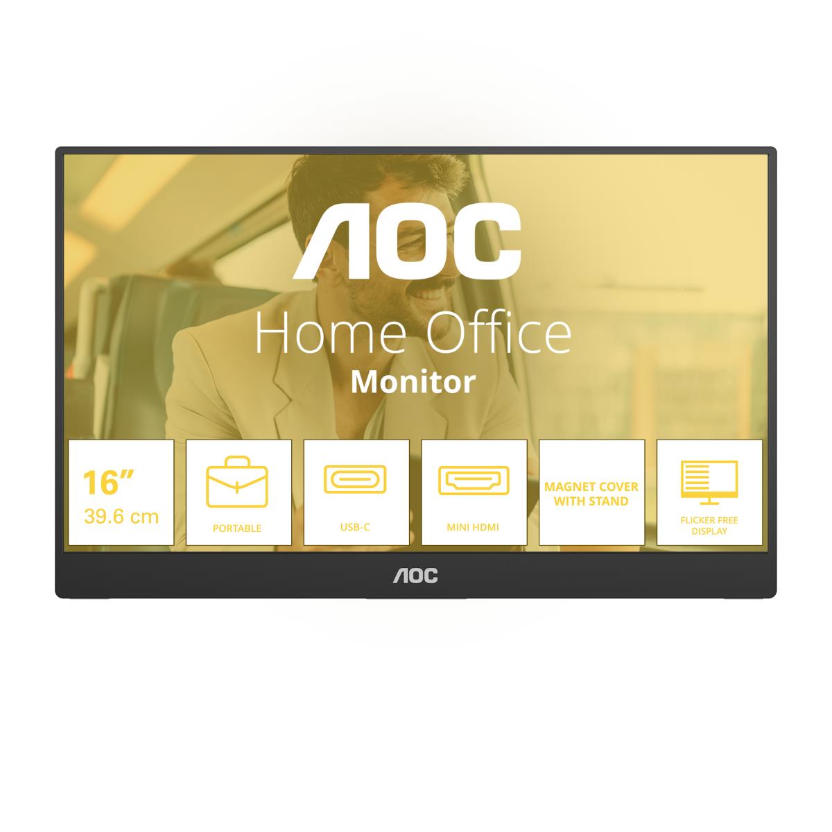 Portable USB-C Monitor - 16T20E2 - 15.6in - 1920x1080 (Full HD) - IPS 4ms