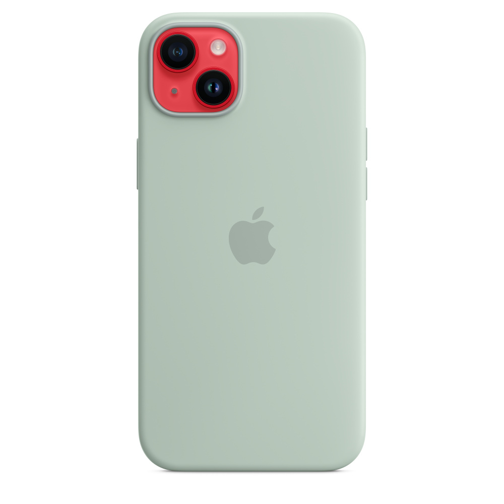 iPhone 14 Plus Silicone Case With Magsafe - Succulent