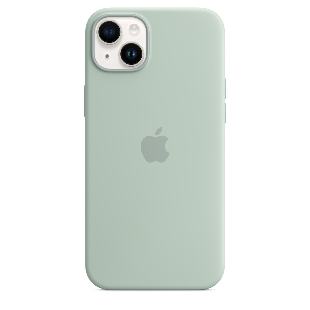 iPhone 14 Plus Silicone Case With Magsafe - Succulent