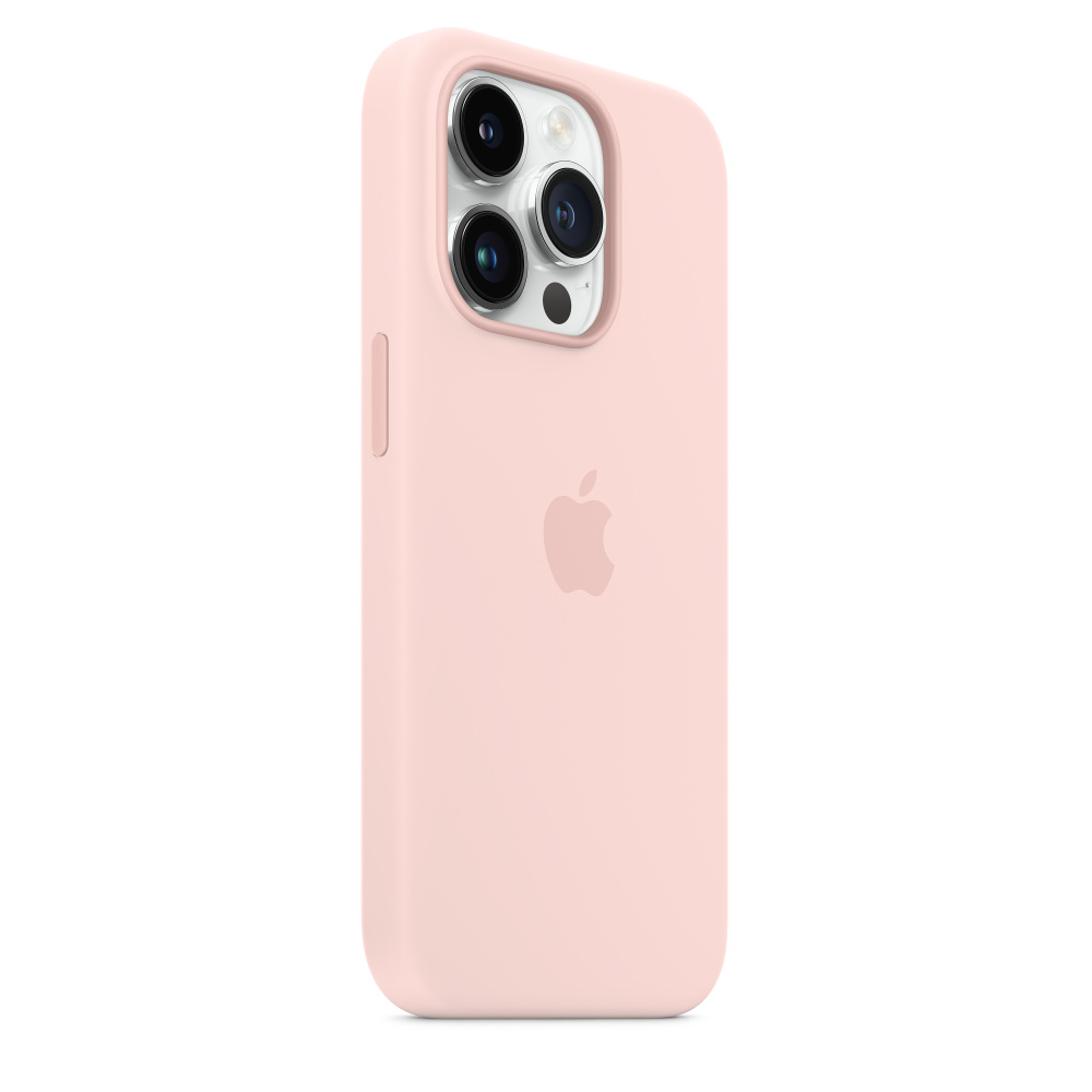 iPhone 14 Pro Silicone Case With Magsafe - Chalk Pink