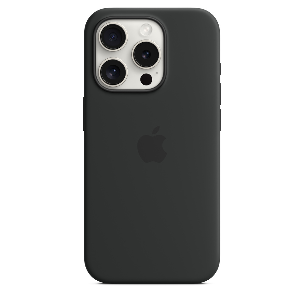 iPhone 15 Pro - Silicone Case With Magsafe - Black