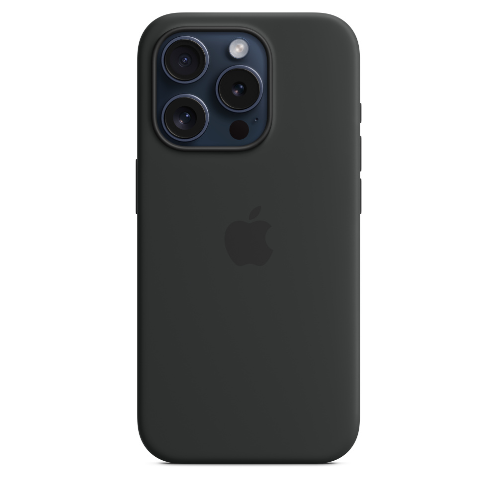 iPhone 15 Pro - Silicone Case With Magsafe - Black