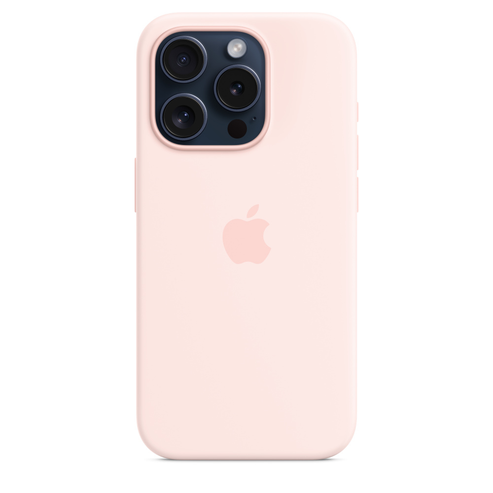 iPhone 15 Pro - Silicone Case With Magsafe - Light Pink