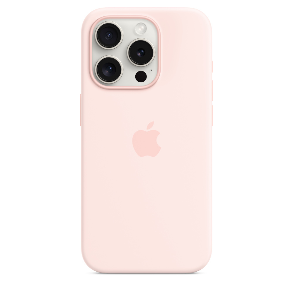 iPhone 15 Pro - Silicone Case With Magsafe - Light Pink