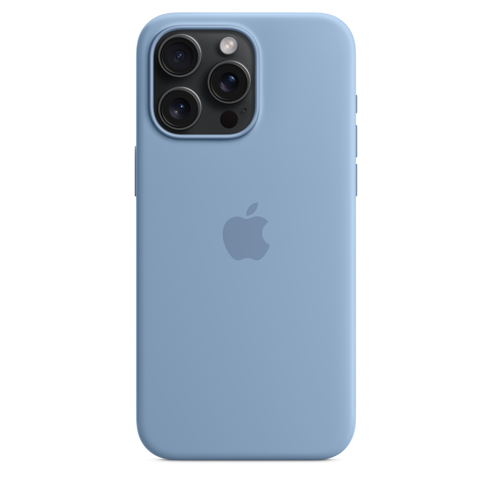 iPhone 15 Pro Max - Silicone Case With Magsafe - Winter Blue