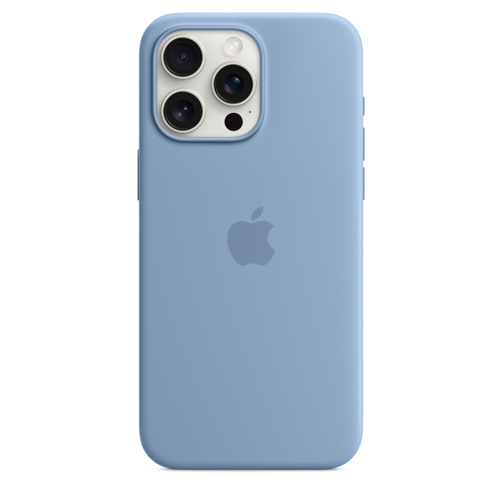 iPhone 15 Pro Max - Silicone Case With Magsafe - Winter Blue