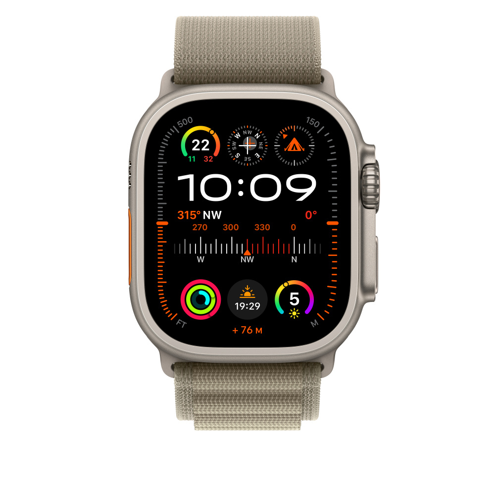 Watch 49mm Olive Alpine Loop - Large