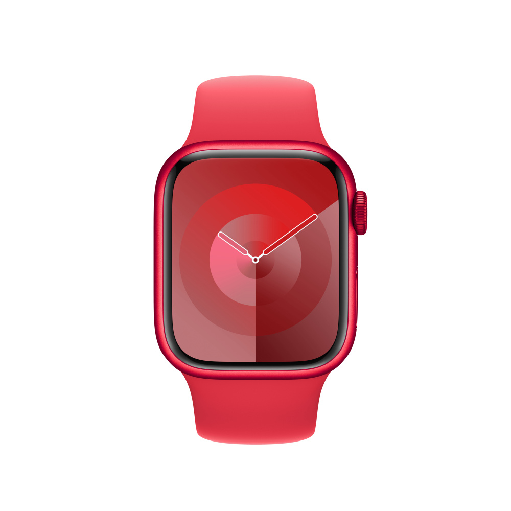 Watch 41mm  Red Sport Band - M/l