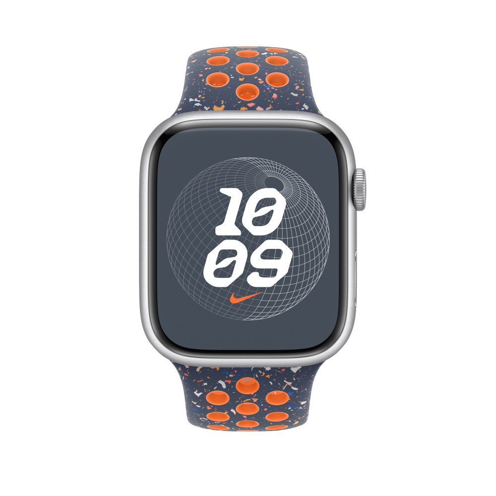 Watch 45mm Blue Flame Nike Sport Band - S/m
