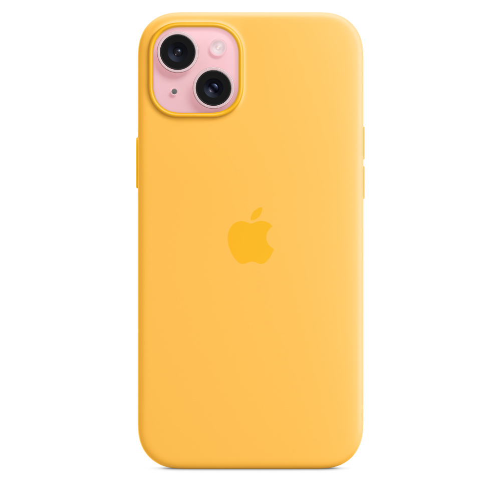 iPhone 15 Plus Silicone Case With Magsafe - Sunshine