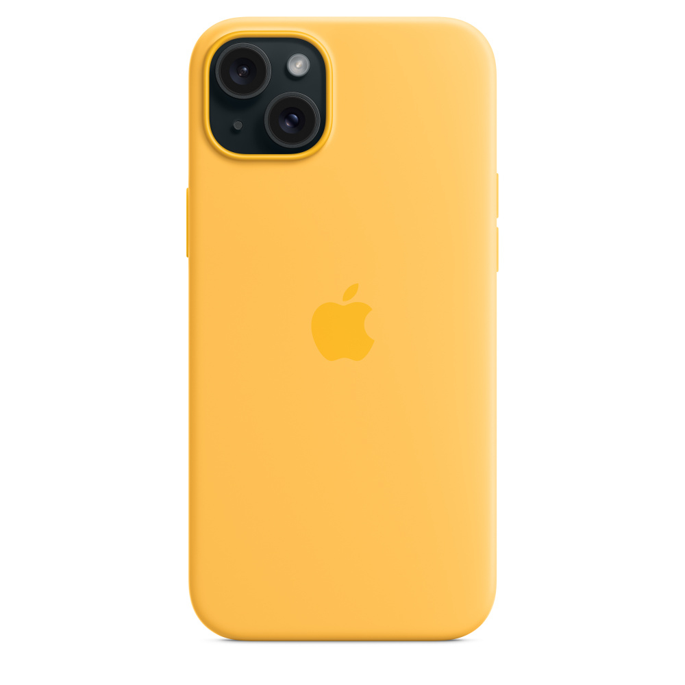 iPhone 15 Plus Silicone Case With Magsafe - Sunshine