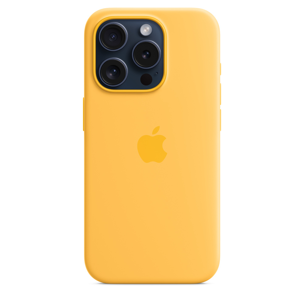 iPhone 15 Pro Silicone Case With Magsafe - Sunshine