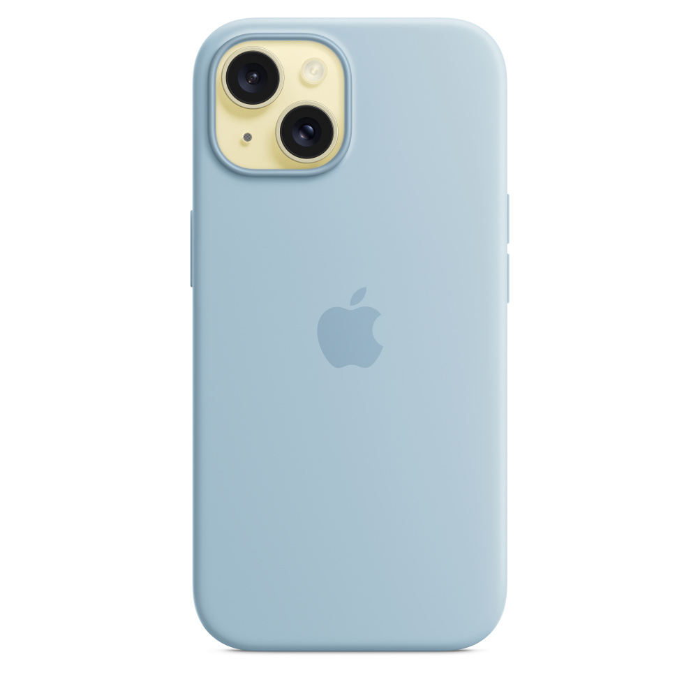 iPhone 15 Silicone Case With Magsafe - Light Blue
