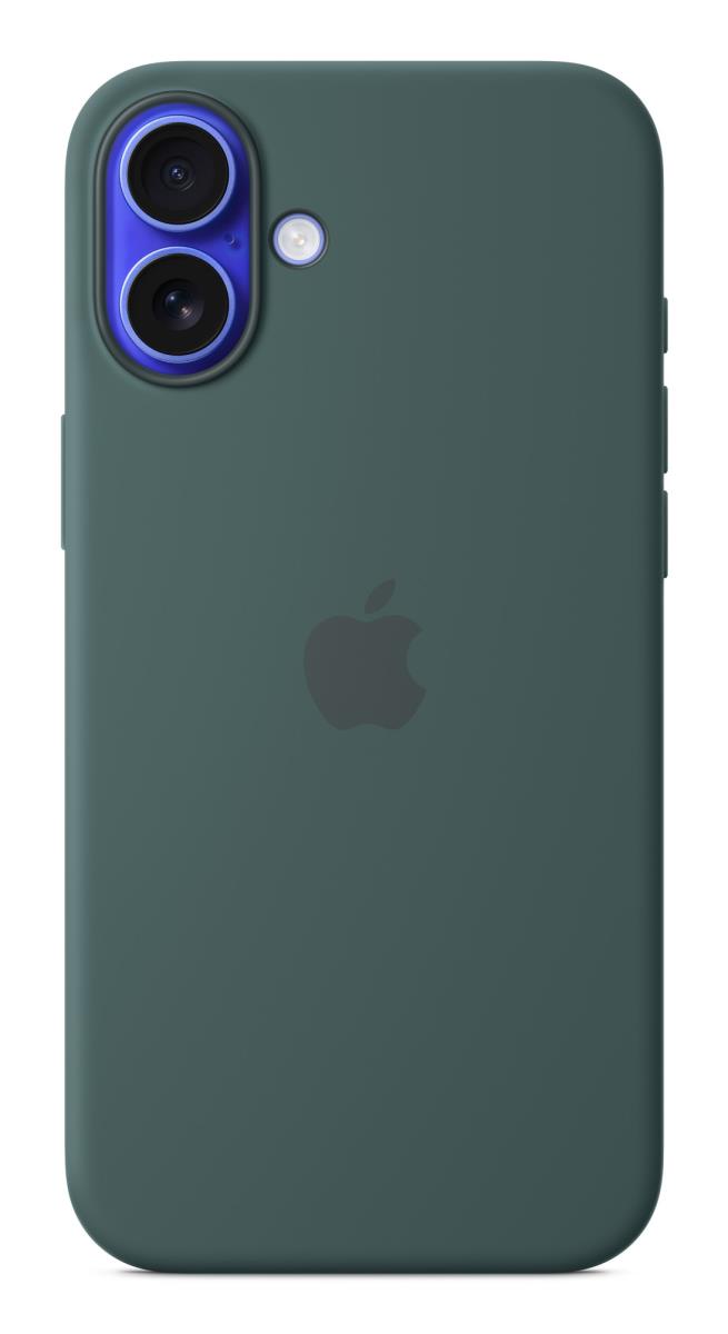iPhone 16 Plus - Silicone Case With Magsafe - Lake Green