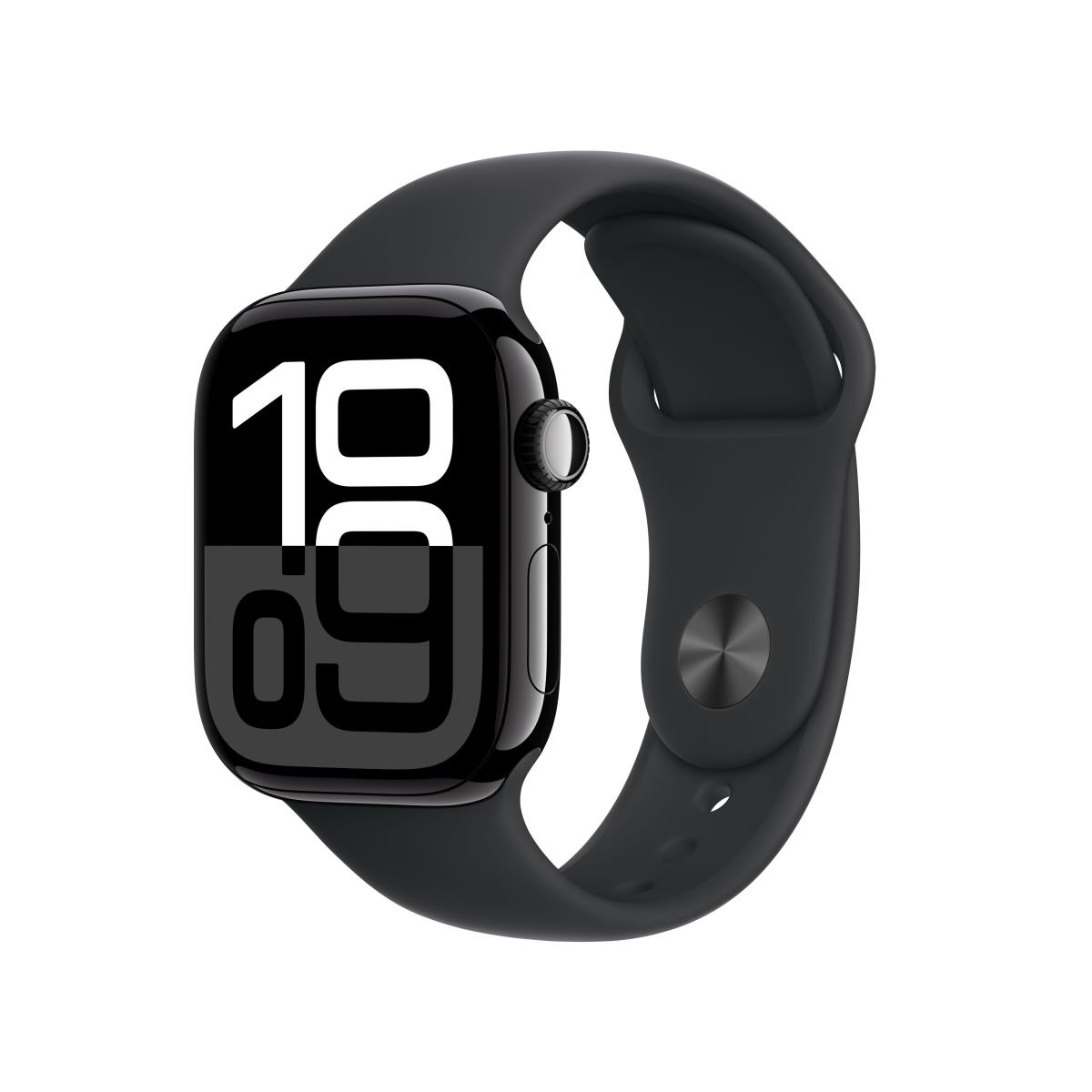 Watch Series 10 Gps + Cellular 42mm Jet Black Aluminium Case With Black Sport Band - S/m