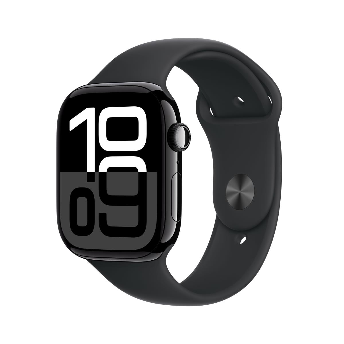 Watch Series 10 Gps + Cellular 46mm Jet Black Aluminium Case With Black Sport Band - S/m