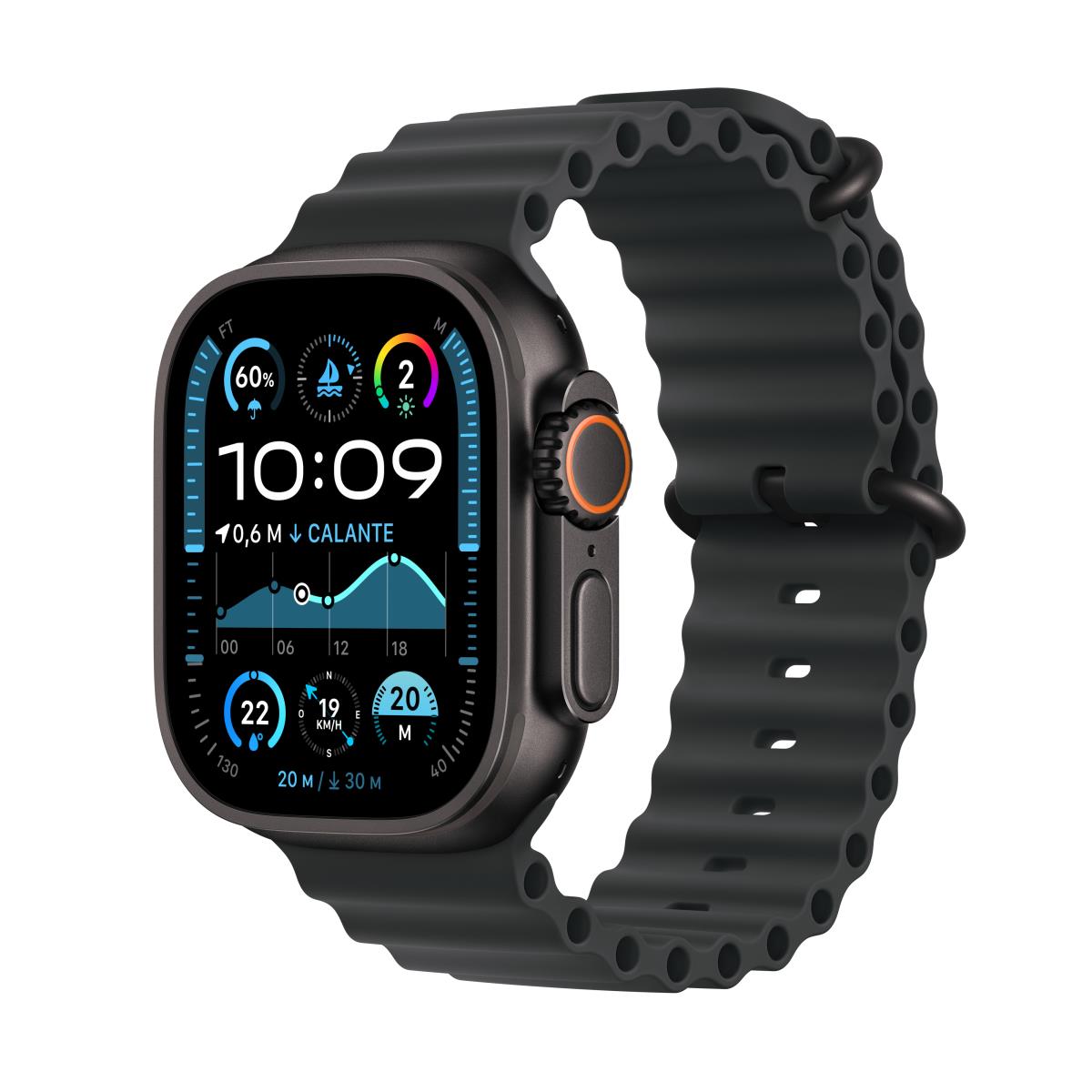 Watch Ultra 2 Gps + Cellular 49mm Black Titanium Case With Black Ocean Band