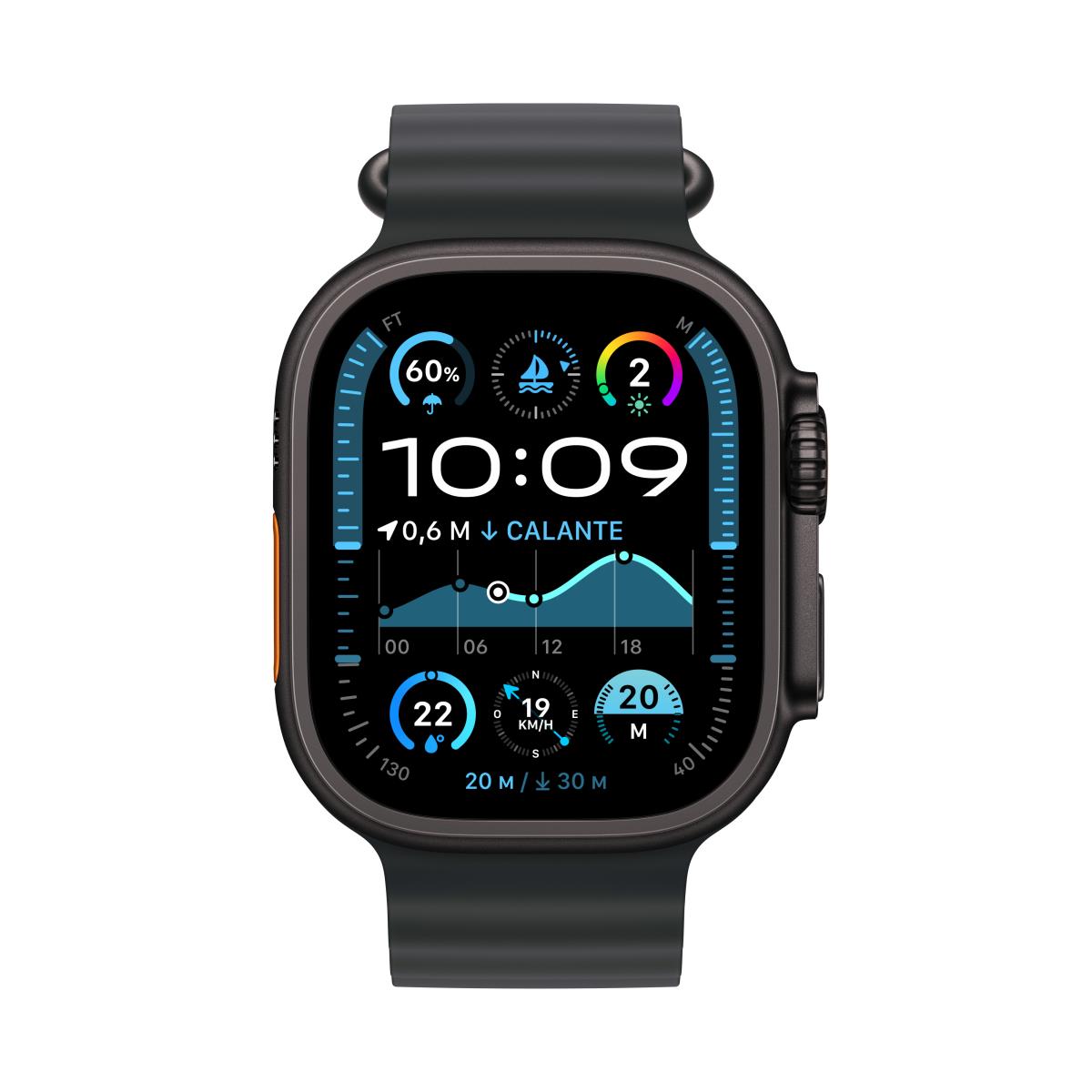 Watch Ultra 2 Gps + Cellular 49mm Black Titanium Case With Black Ocean Band